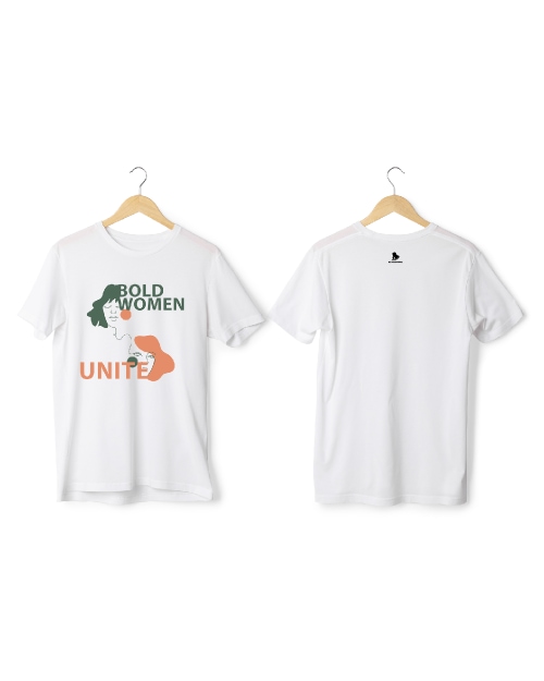 Greys & Blues United Pima Round Neck T-Shirt- White